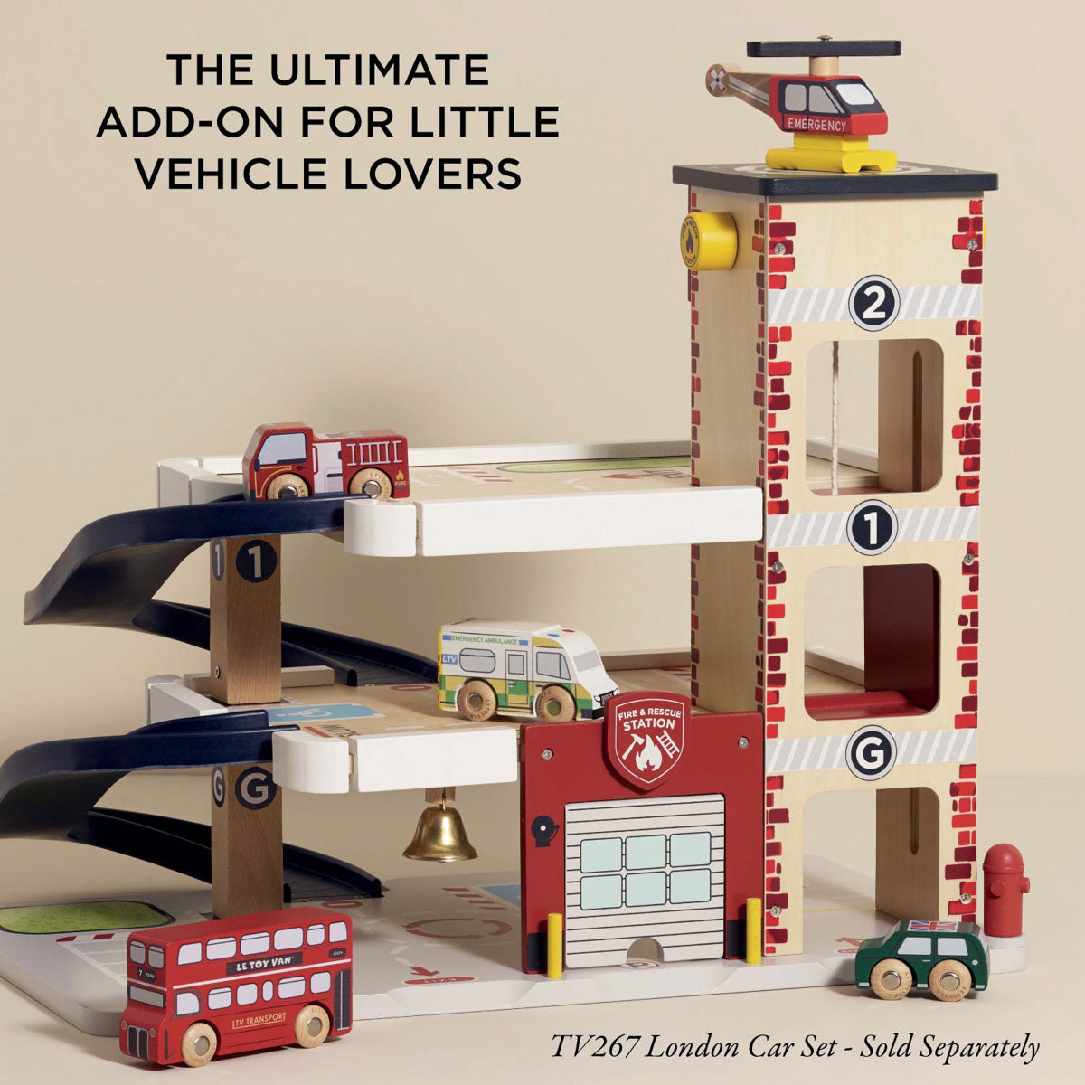 Le Toy Van Fire & Rescue Garage