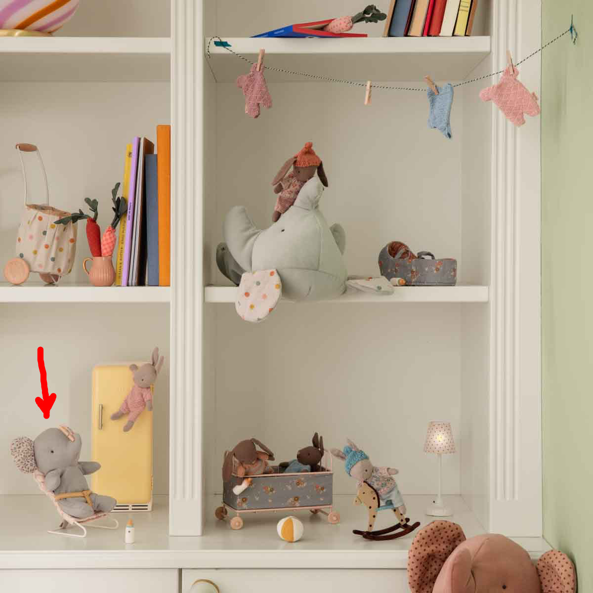 Maileg Safari Friends, Mini, Elephant (ships on 11/7)