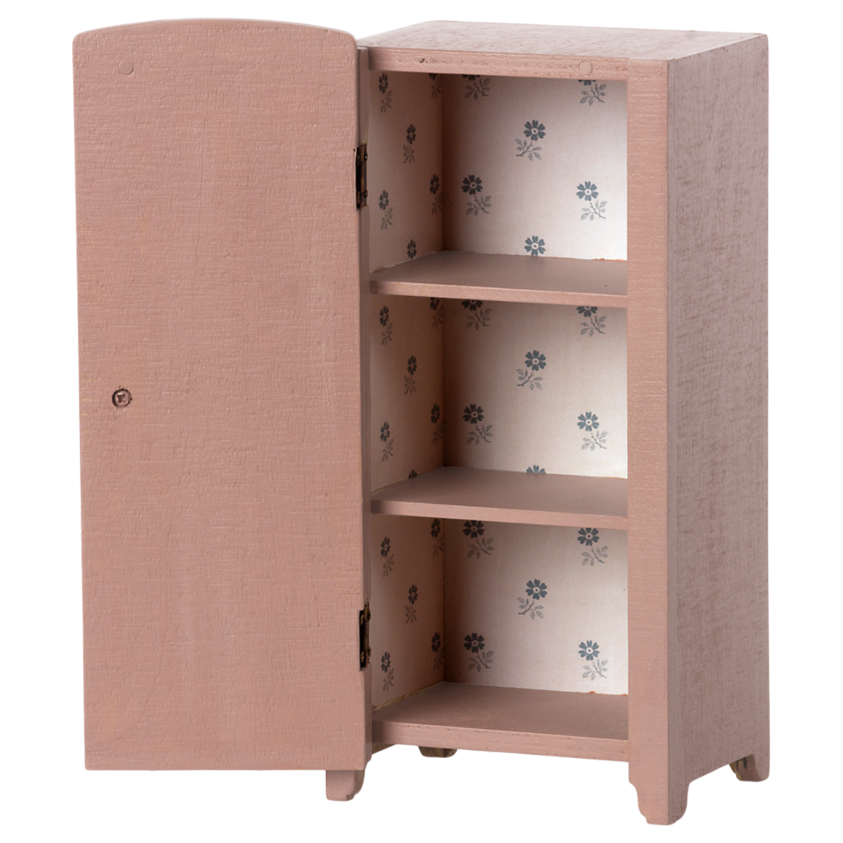 Maileg Miniature Wooden Closet, Light Rose