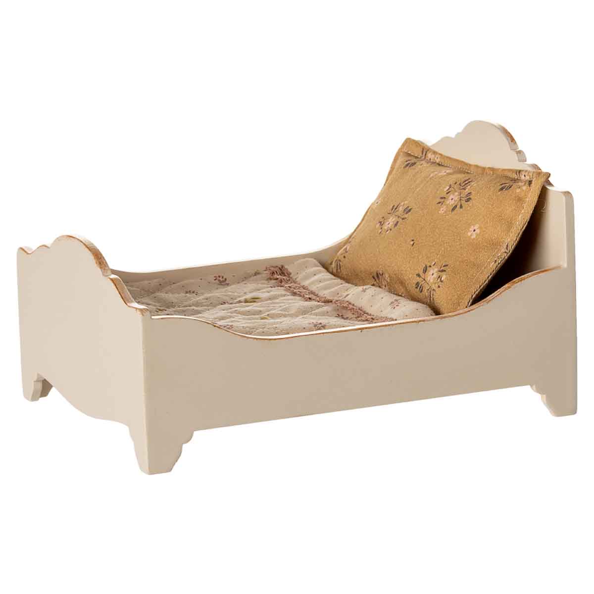 Maileg Wooden Bed for Mouse Doll, New