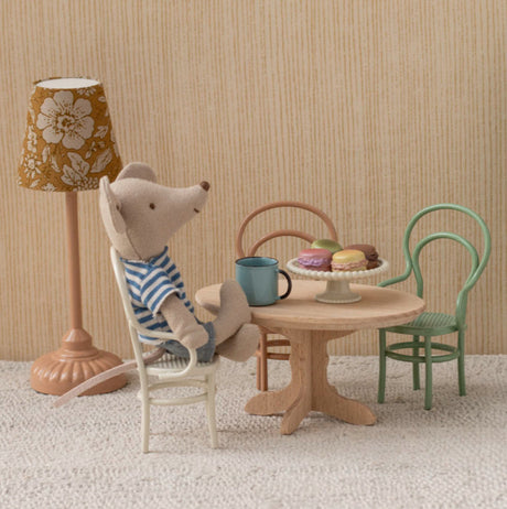 Maileg Mouse Size  Oval Dining Table