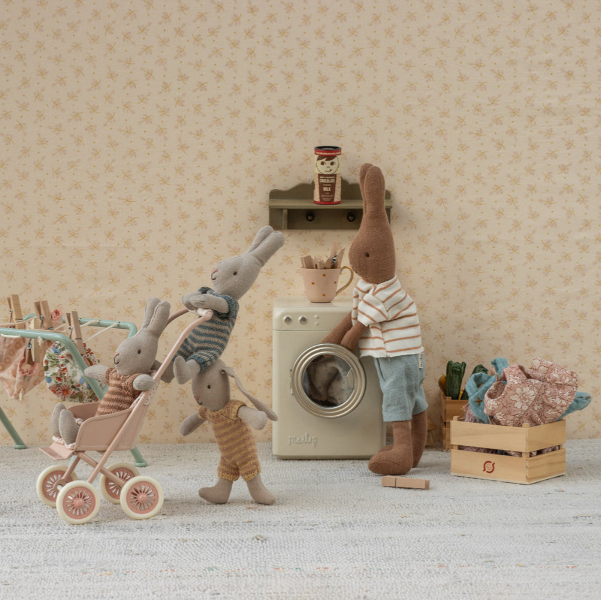 Maileg Dollhouse Stroller