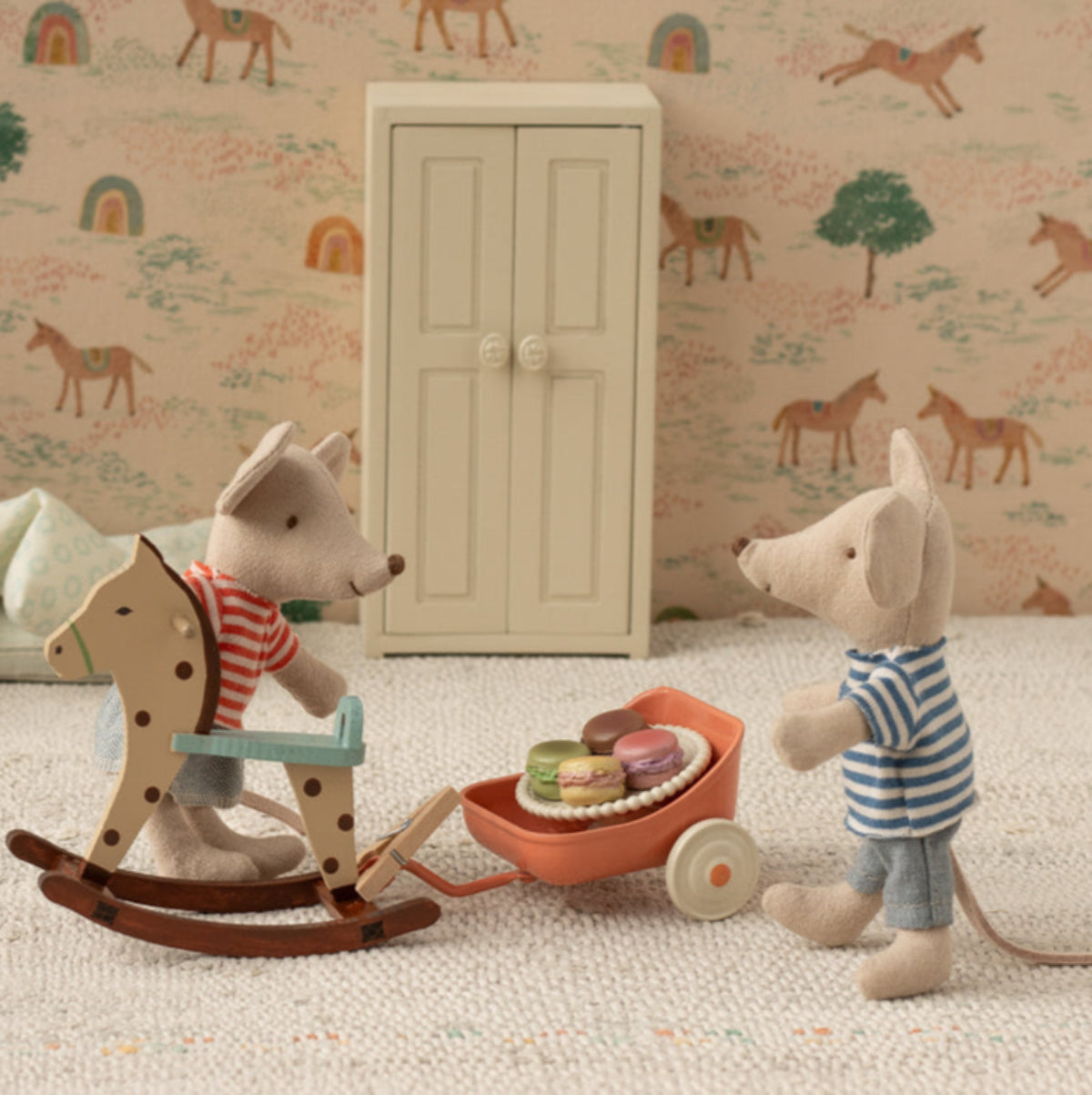 Maileg Rocking horse for Mouse, Dotted