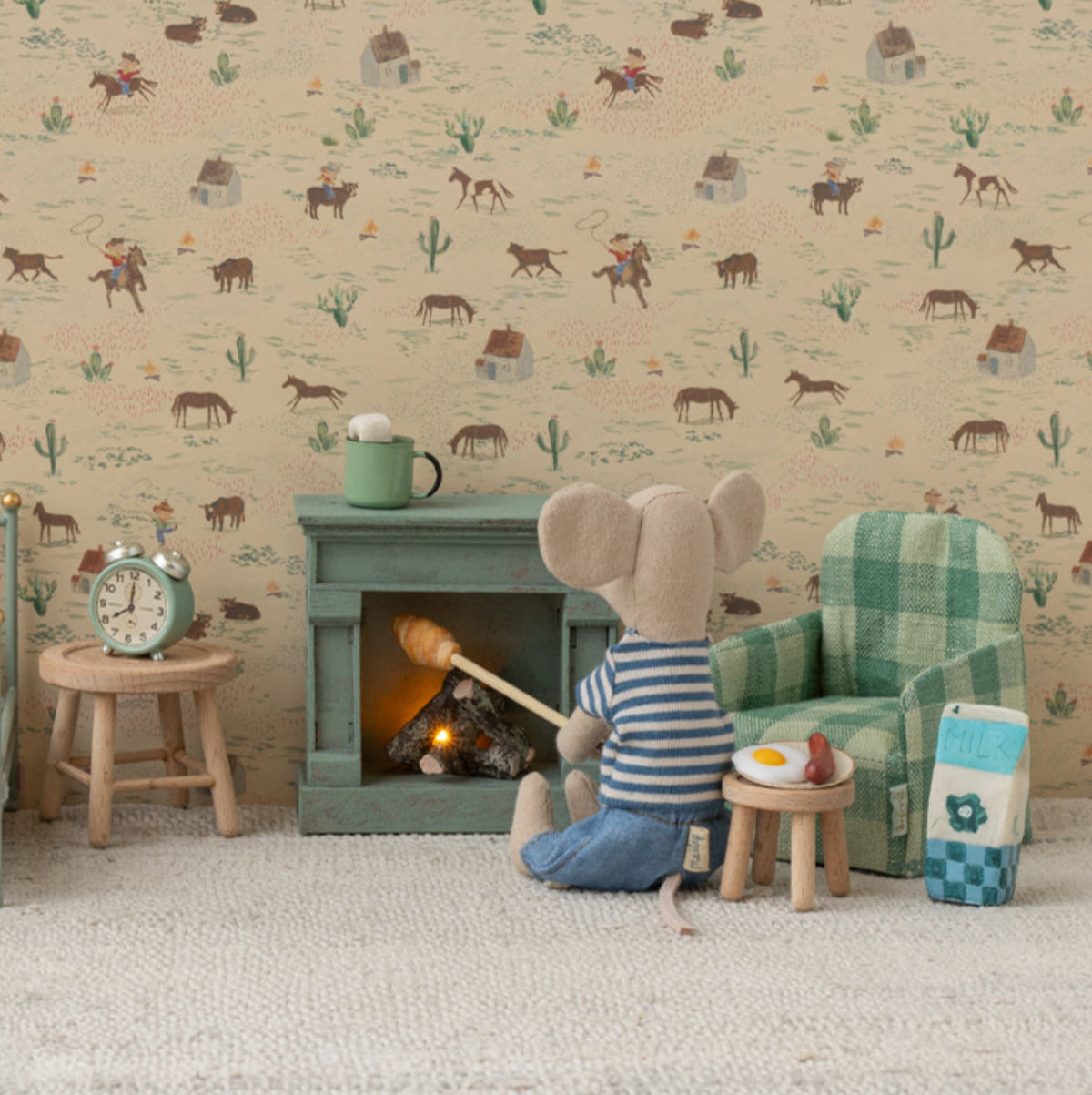 Maileg Mouse size Fabric Chair, New