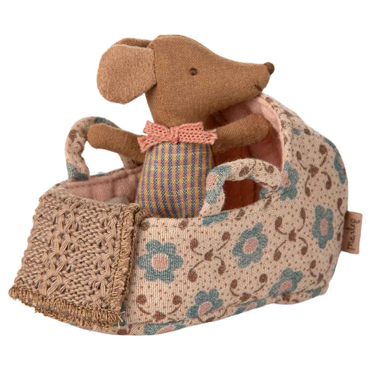 Maileg Carry Cot for Baby Mouse