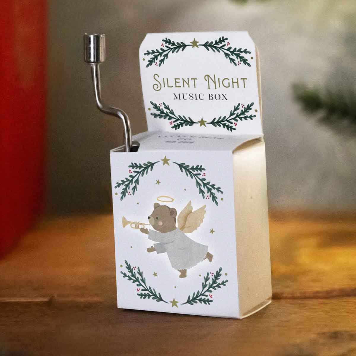 Little Bear Christmas Pocket Music Box