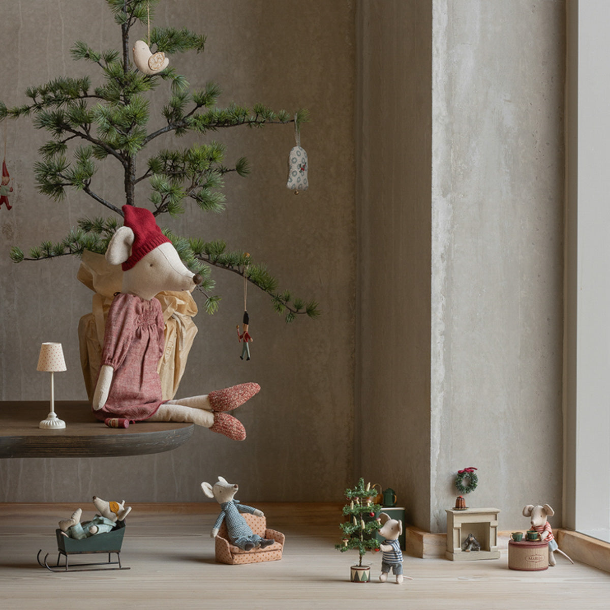 Maileg Maxi Christmas Mouse