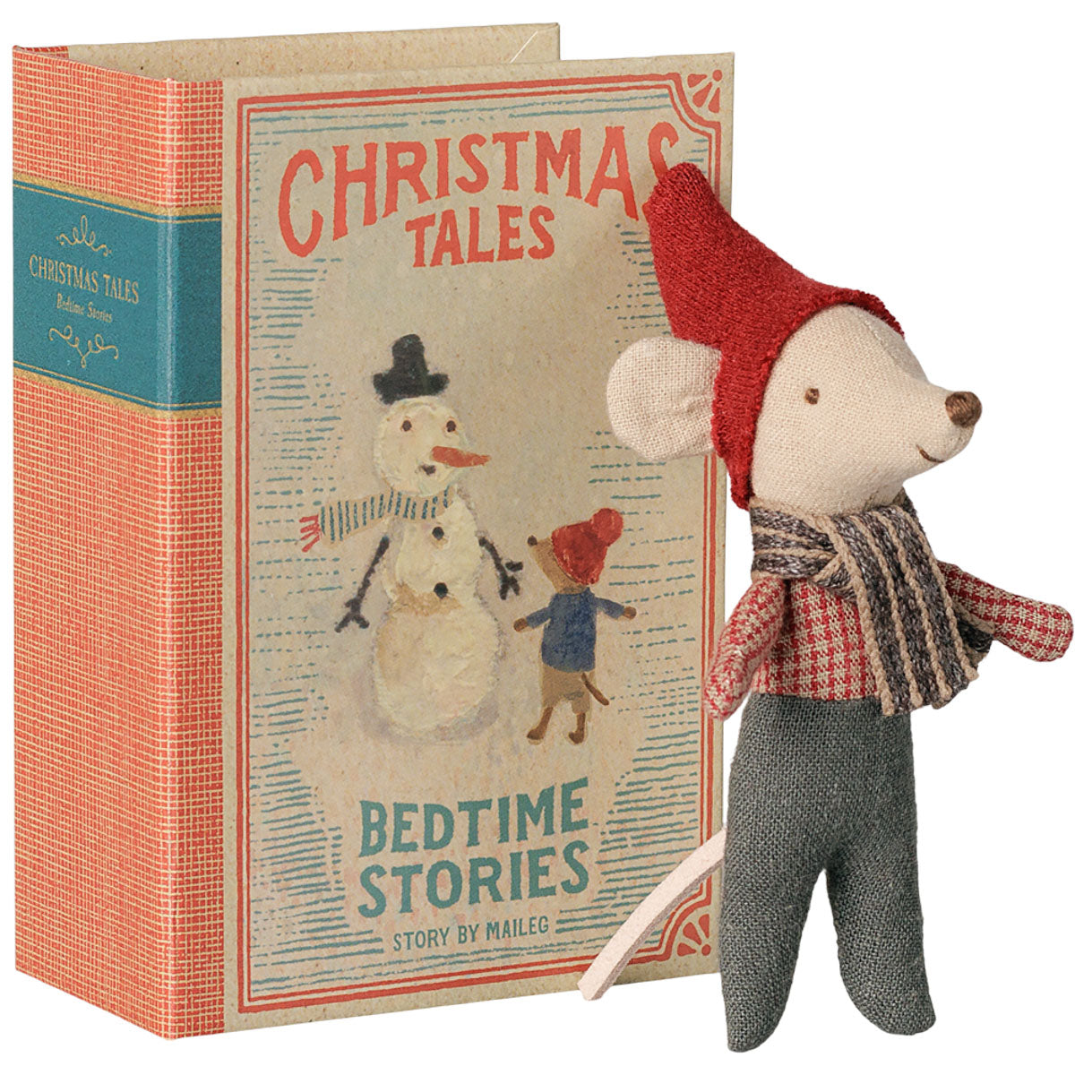 Maileg Christmas Baby Mouse in Book (available in September)