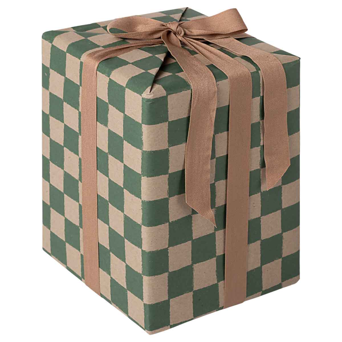 Maileg Wrapping Paper, Green Check, 11 yards