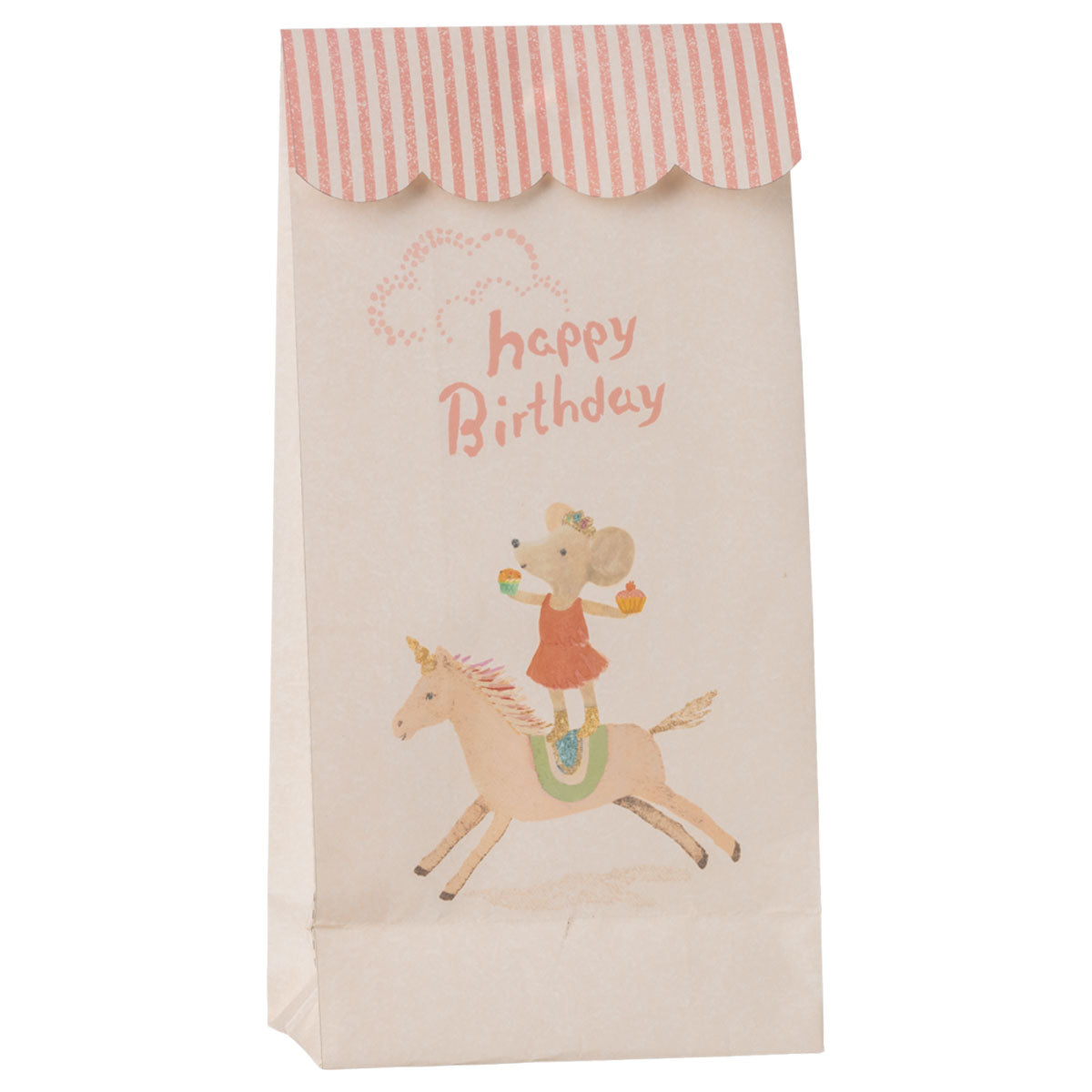 Maileg Happy Birthday Goodie Bags, Unicorn (12pcs) (ships in April)