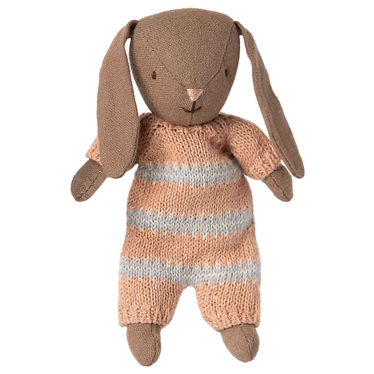Maileg Micro Rabbit/ Bunny in knitted Onesie
