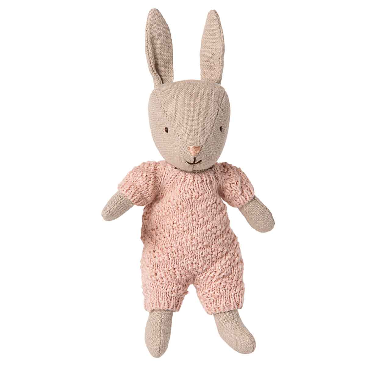 Maileg Micro Rabbit/ Bunny in knitted Onesie