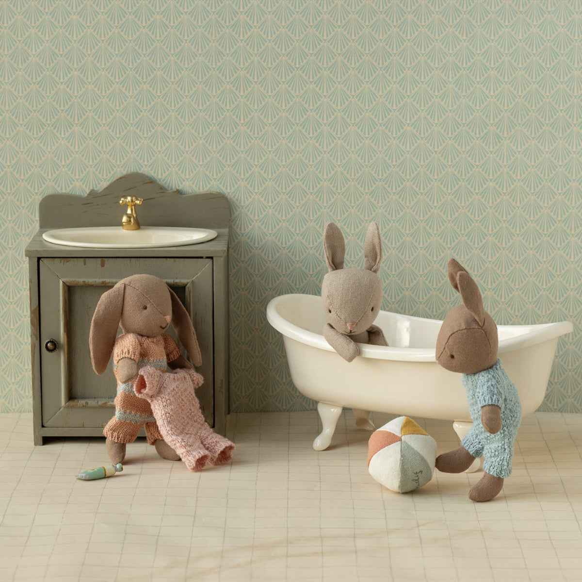 Maileg Miniature Doll House Bathroom Sink
