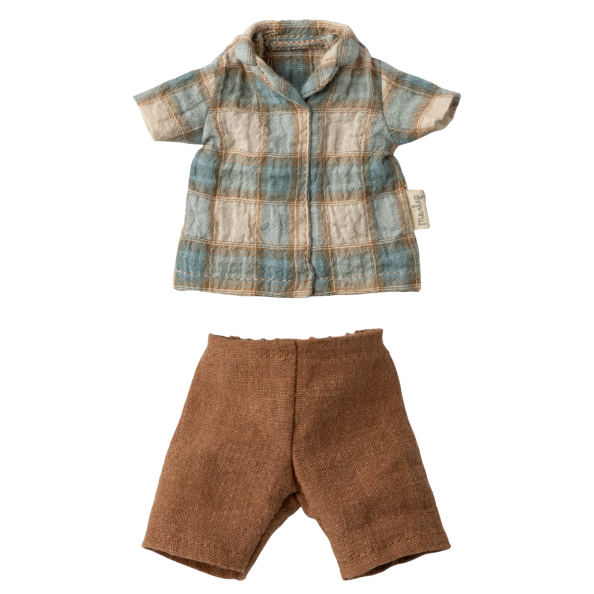 Maileg Rabbit in Checker Shirt, Size 2