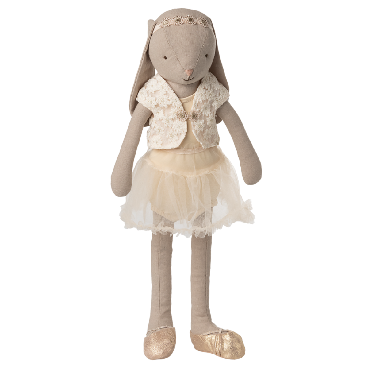 Maileg Ballerina Bunny in Cream Leotard, size 3