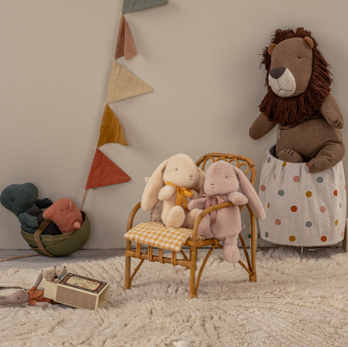 Maileg Soft Bunny Plush, Medium