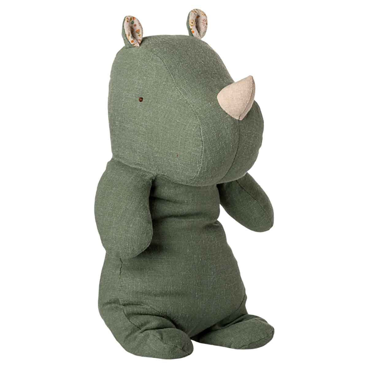 Maileg Safari Friends Rhino, Medium, Sage (ships in November)