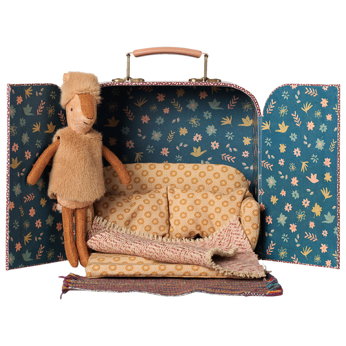 Maileg Little Sister Reindeer in Suitcase (available in November)