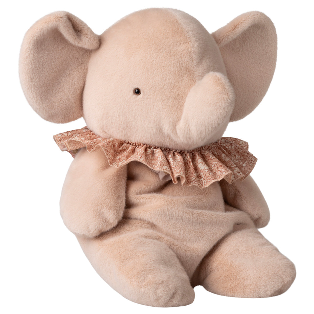 Maileg Safari Friends Large Plush Elephant, Powder