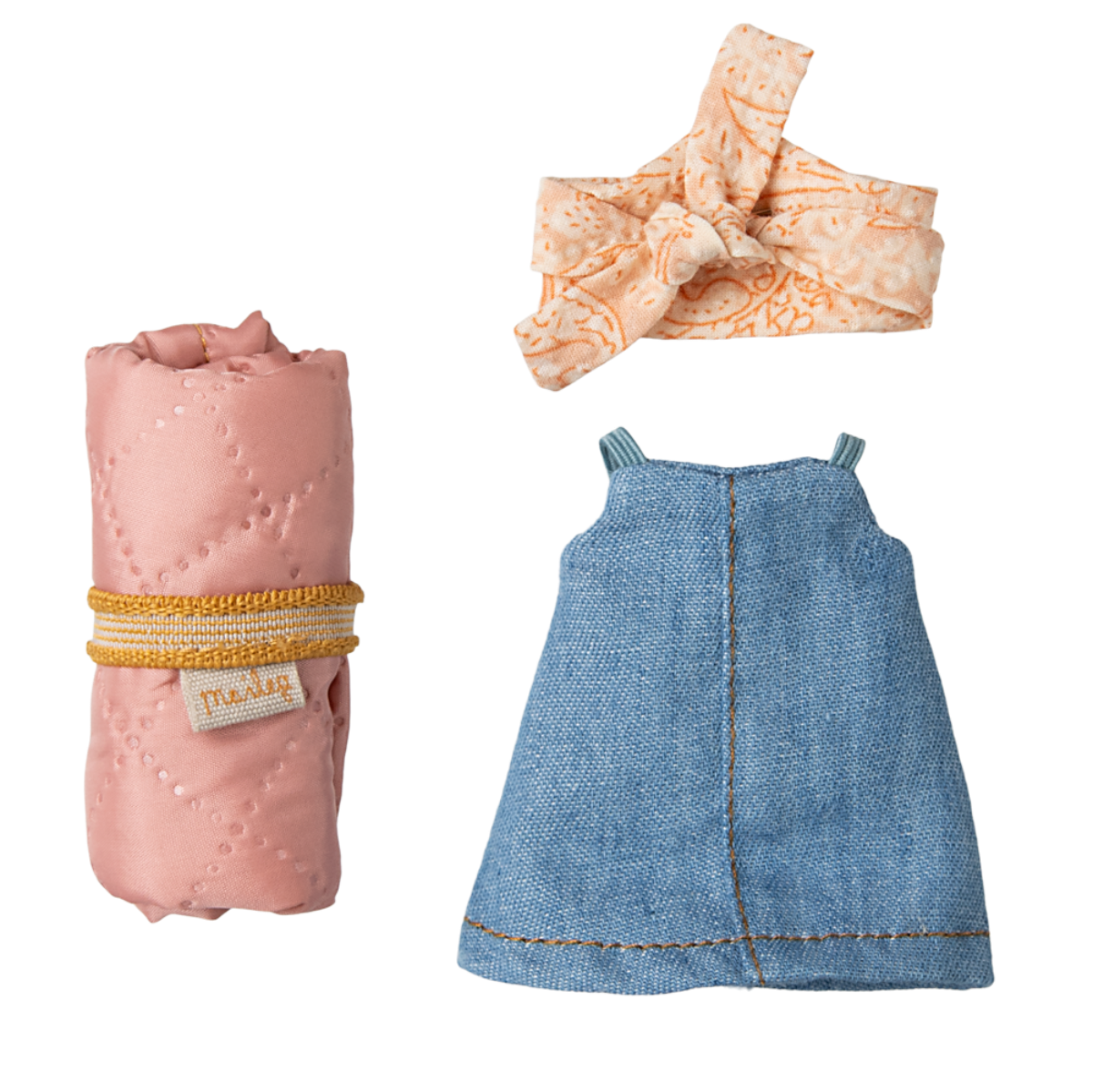 Maileg Big Sister Hiking Mouse with Sleeping Bag