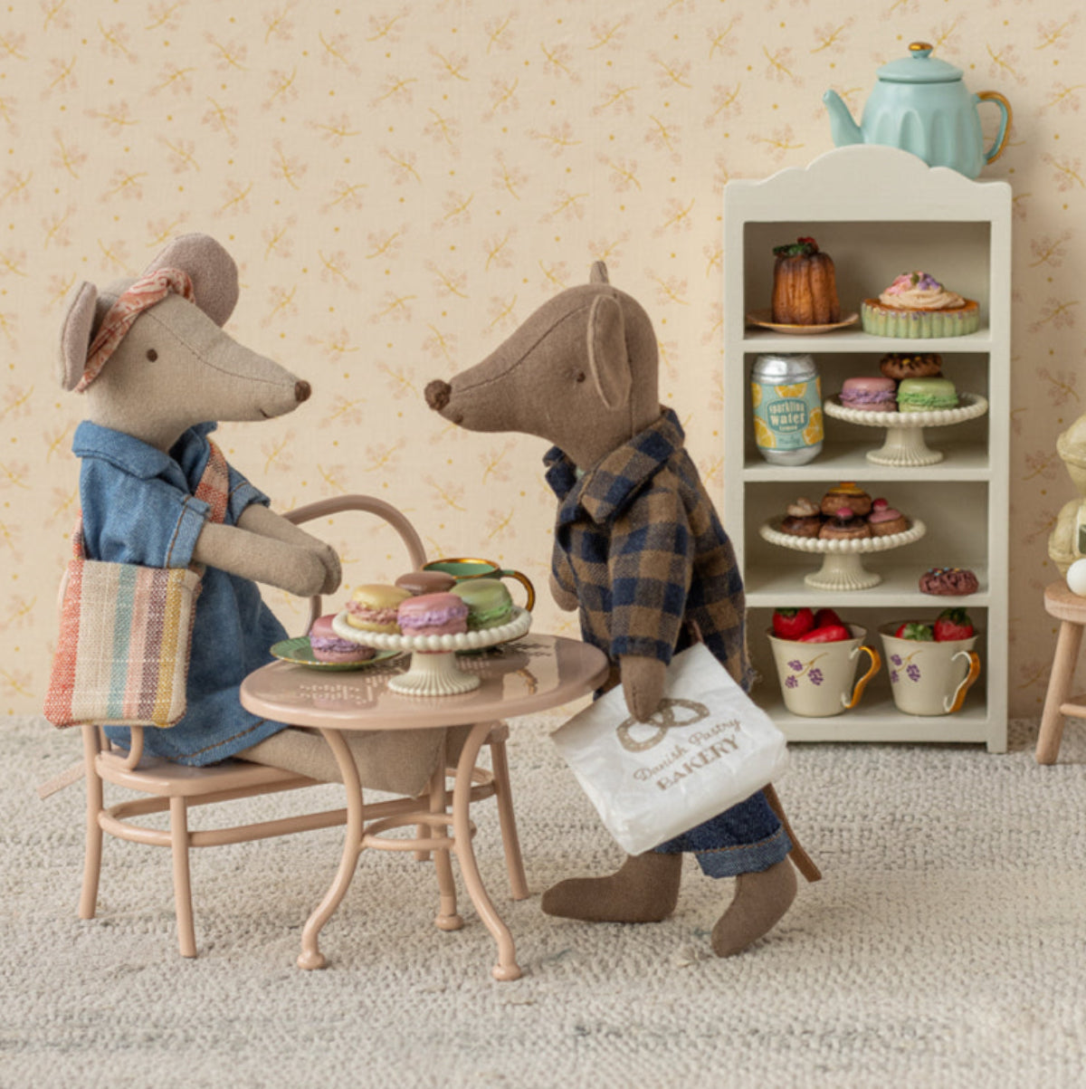 Maileg Dad Mouse in Brown Shirt