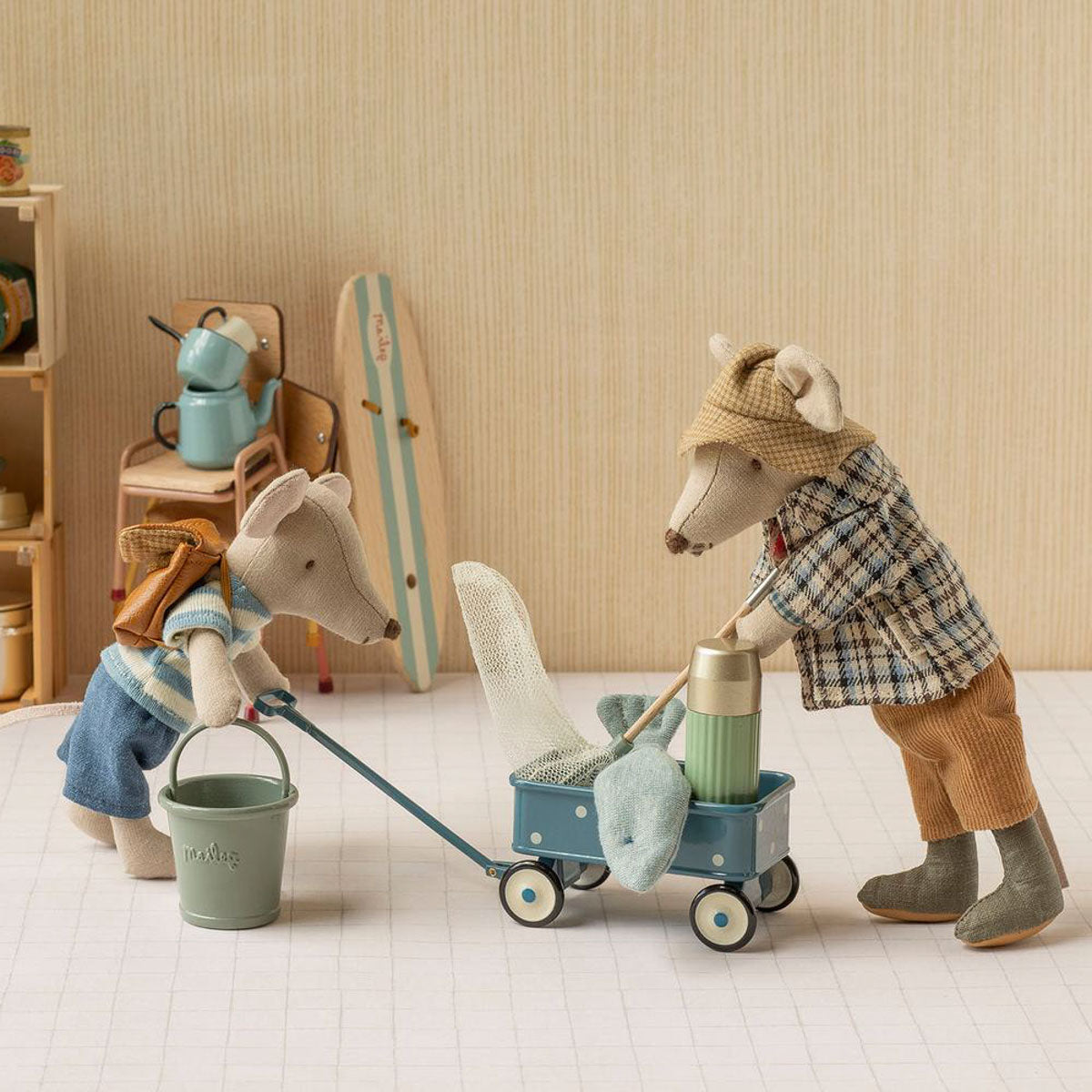 Maileg Metal Wagon, Mouse size (available in September)