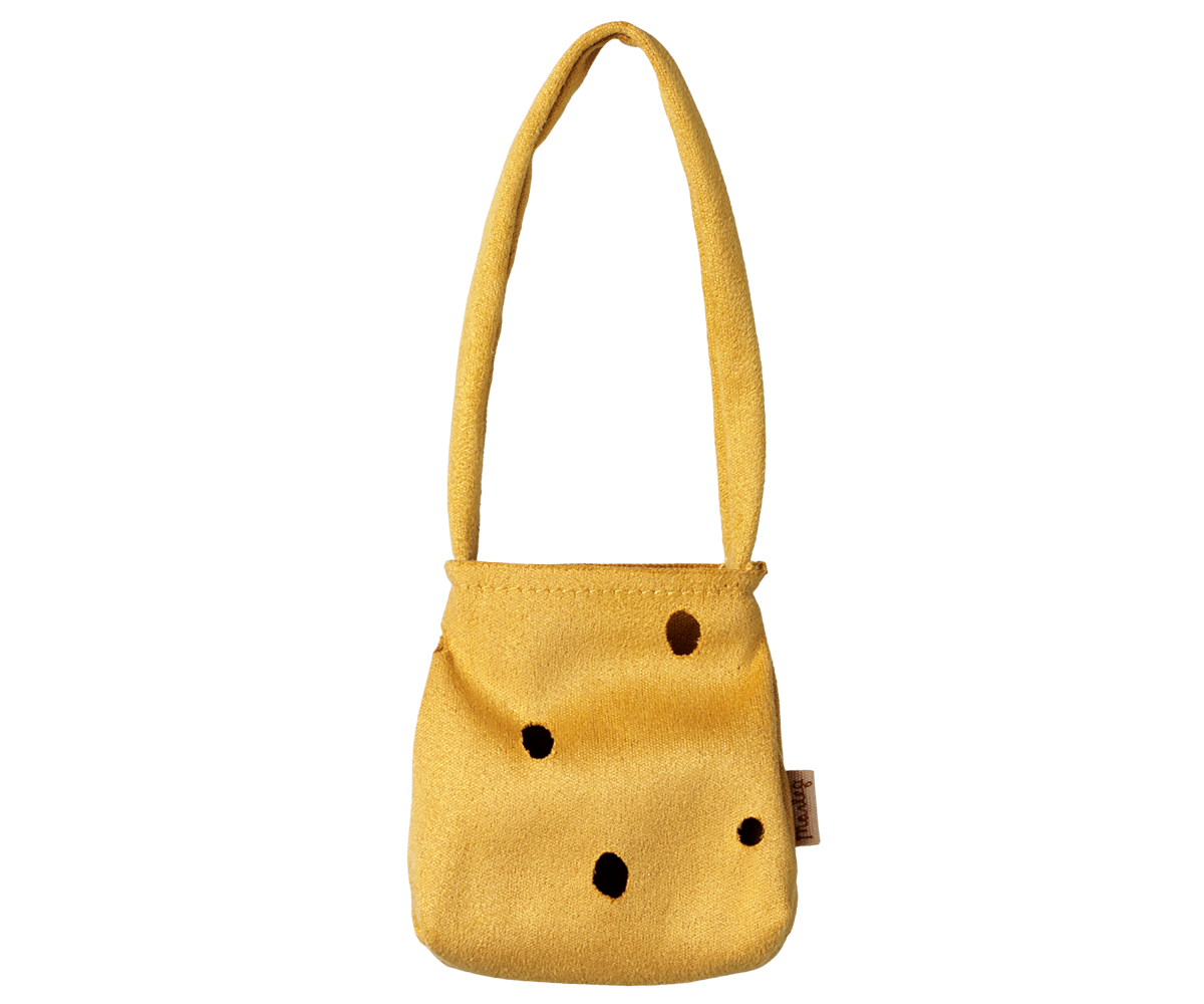 Maileg Doll Clothes for Medium Mouse, Cheese Bag (available in November)