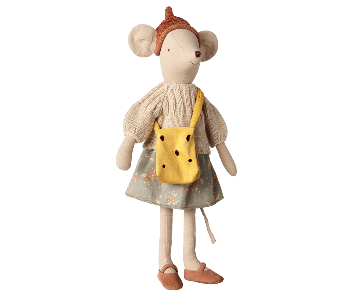 Maileg Doll Clothes for Medium Mouse, Cheese Bag (available in November)