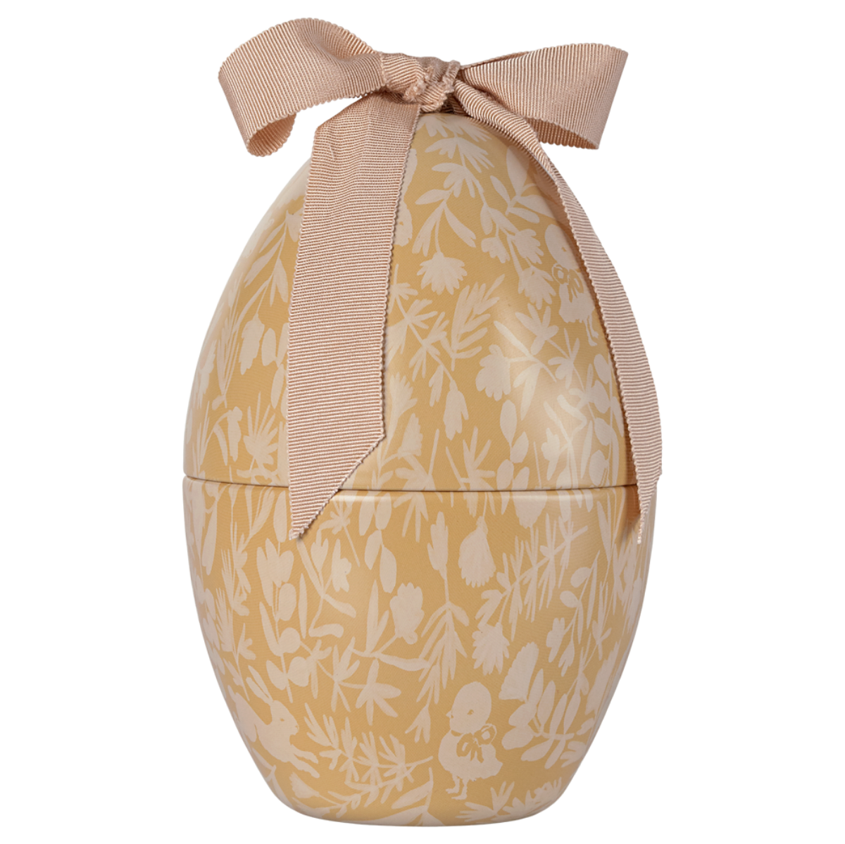 Maileg Metal Easter Egg with Plush Chicken