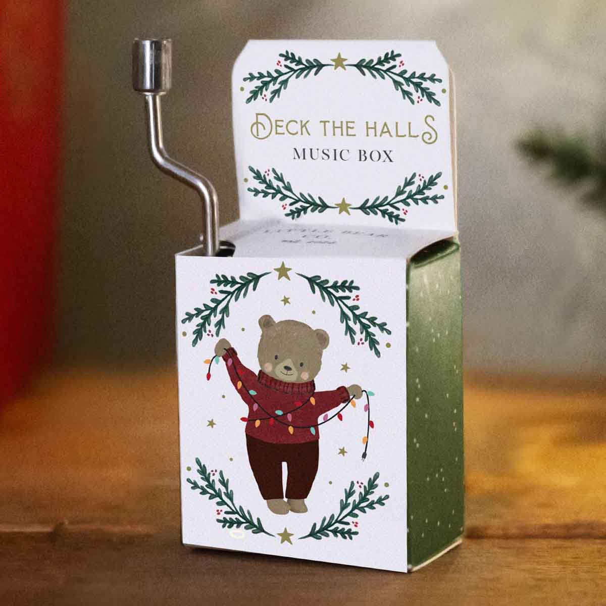 Little Bear Christmas Pocket Music Box