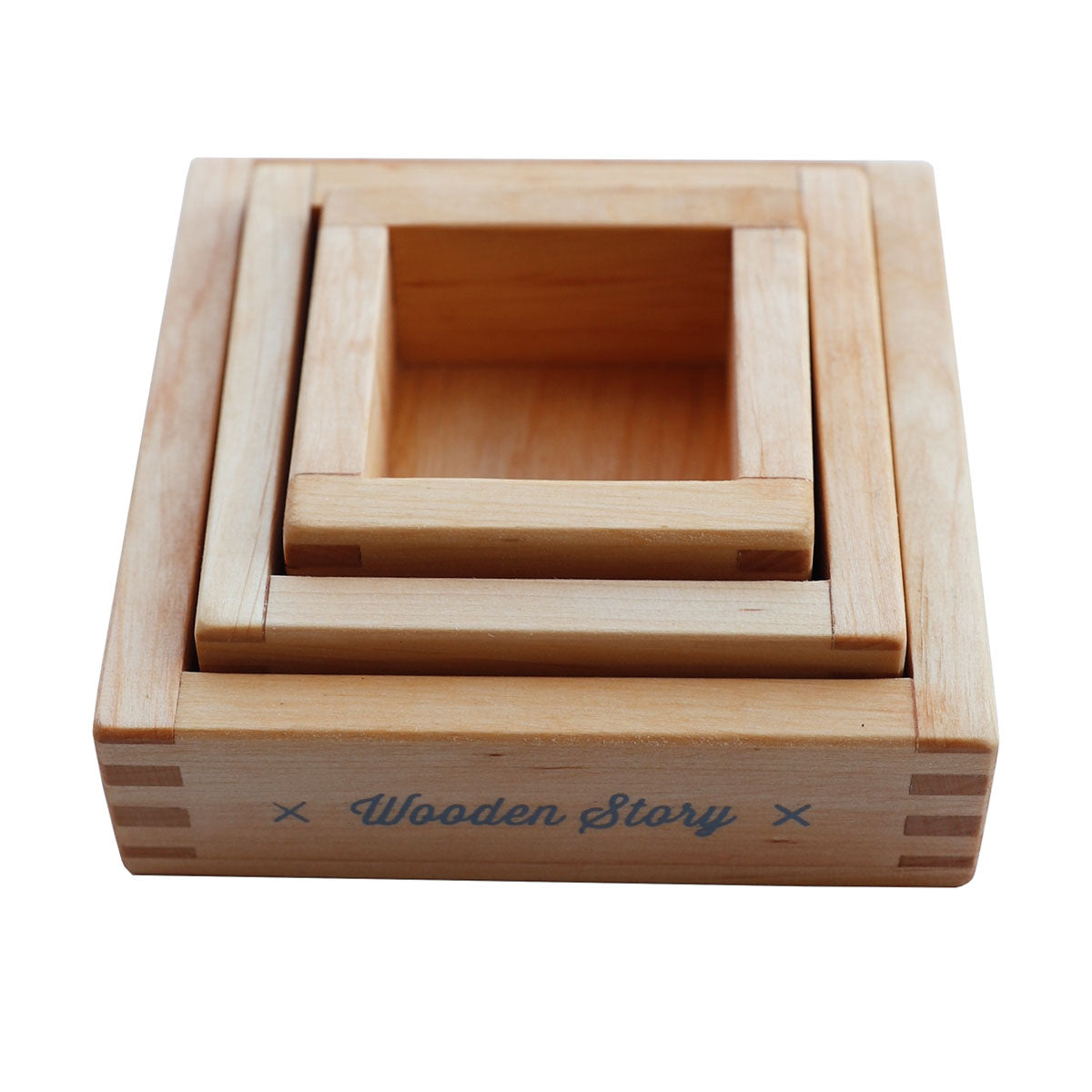 Wooden Story Wooden Nesting & Sorting Trays