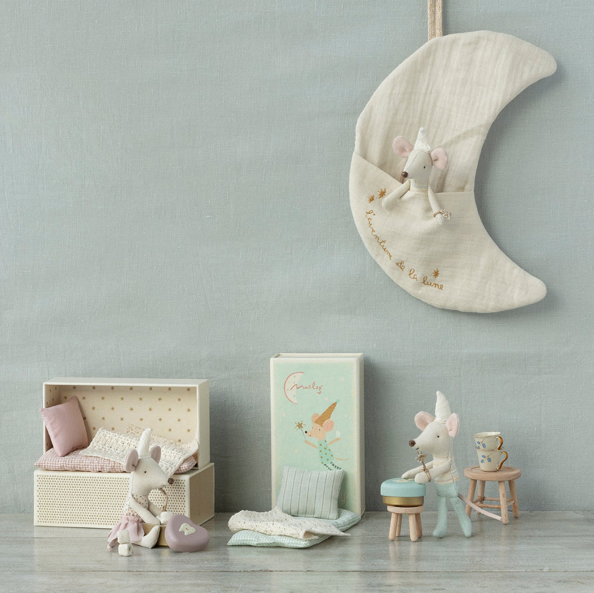 Maileg Tooth Fairy LITTLE Brother Mouse in Box