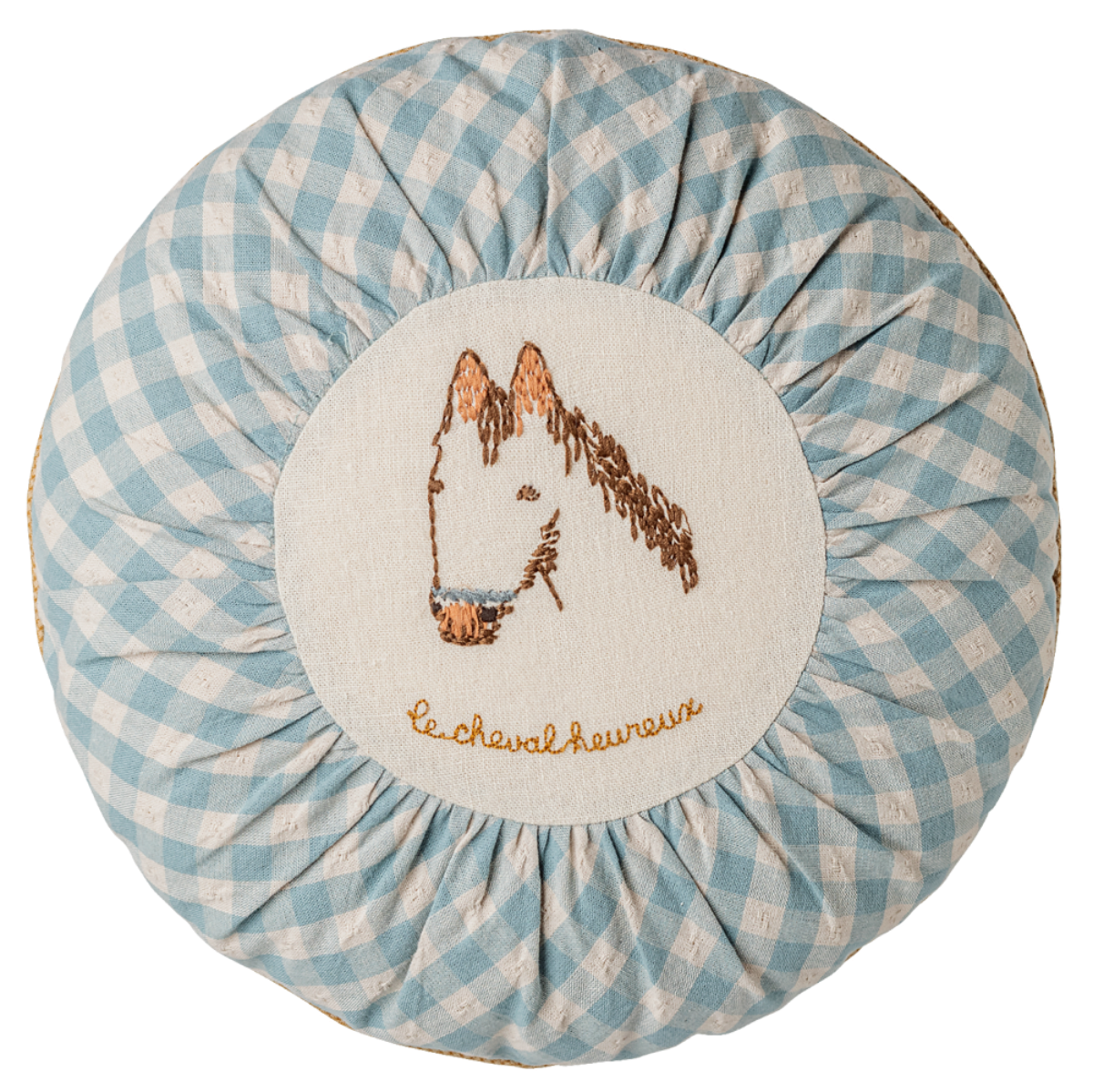 Maileg Small Round Cushion, Pony