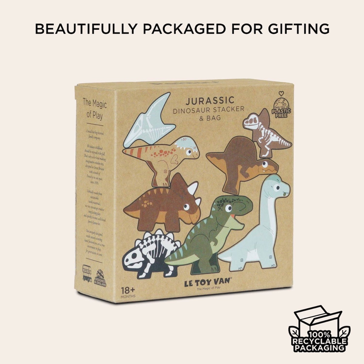 Le Toy Van Jurassic Stacking Dinosaurs