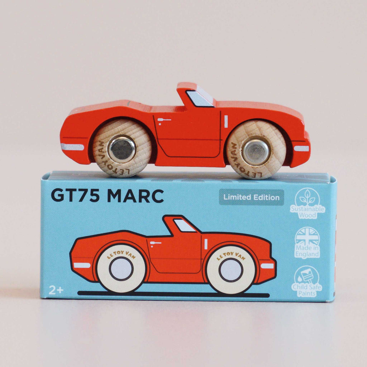 Wooden Matchbox Car, No. 13 GT75 Marc