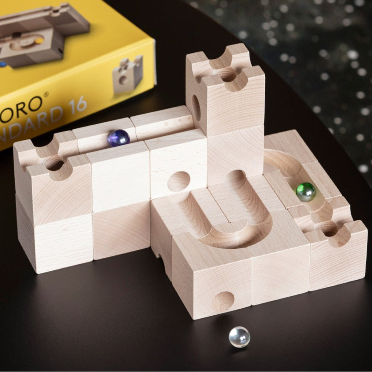 CUBORO Marble Run Set, STANDARD 16
