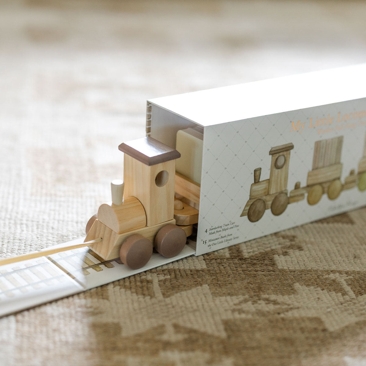 My Little Locomotive Library, 15 Books & Train Set