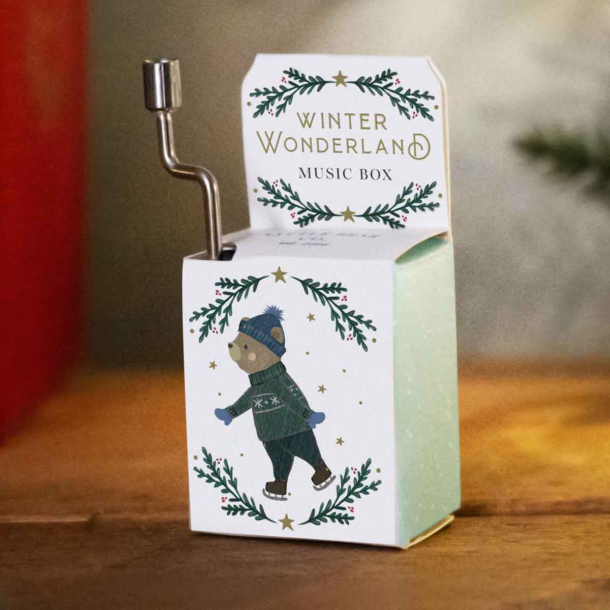 Little Bear Christmas Pocket Music Box