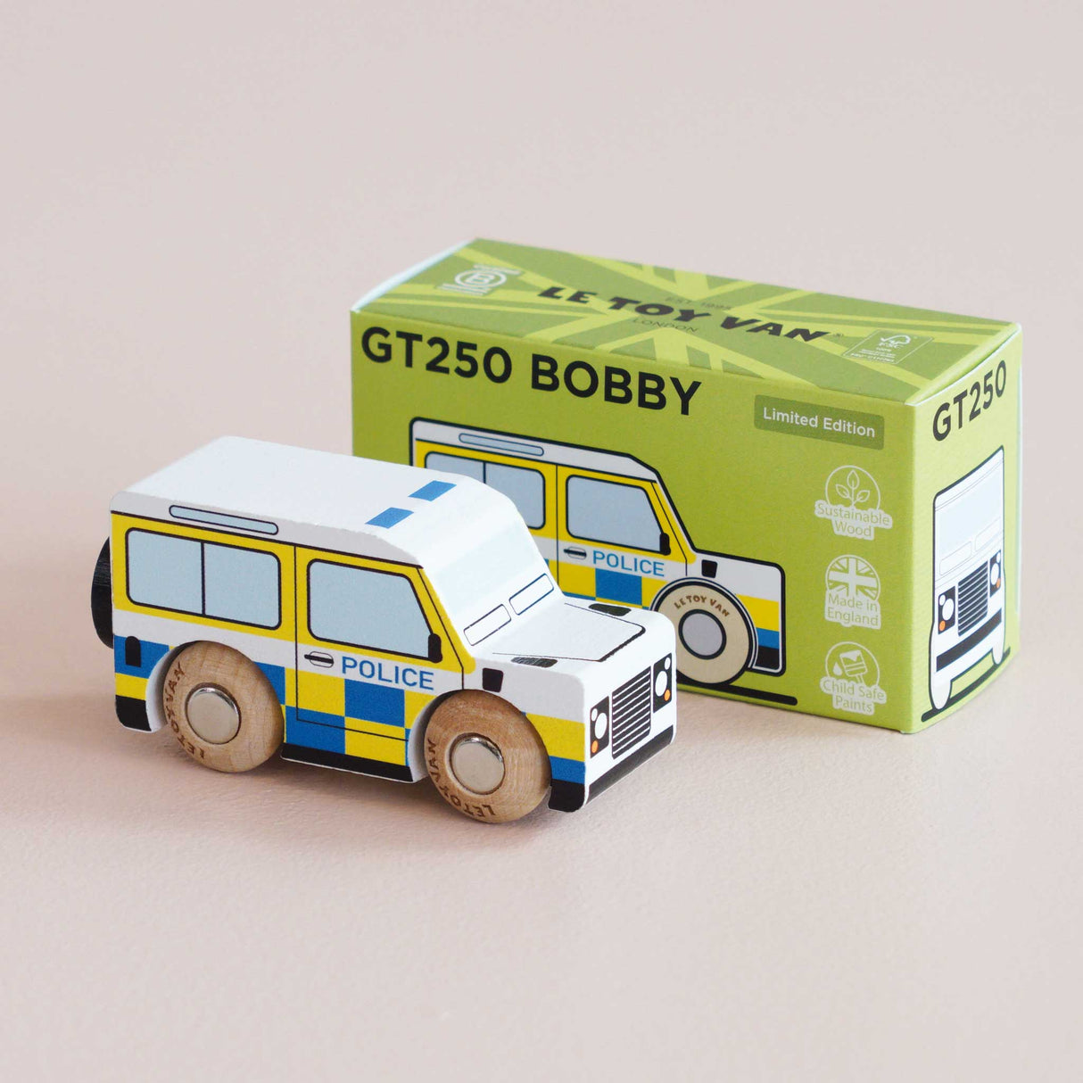 Wooden Matchbox Car, No. 40 GT250 Bobby