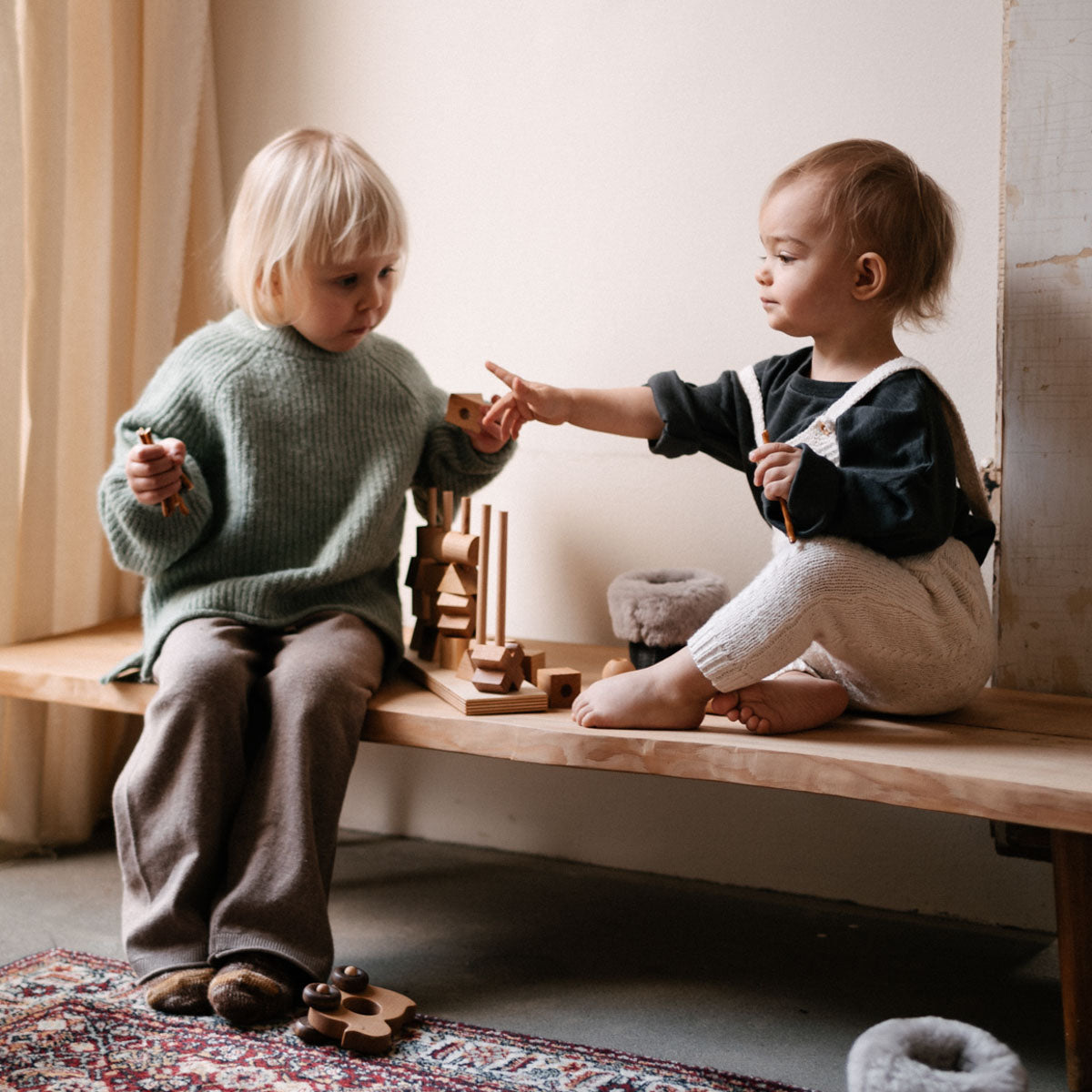 Wooden Story Natural Wooden Stacking Toy
