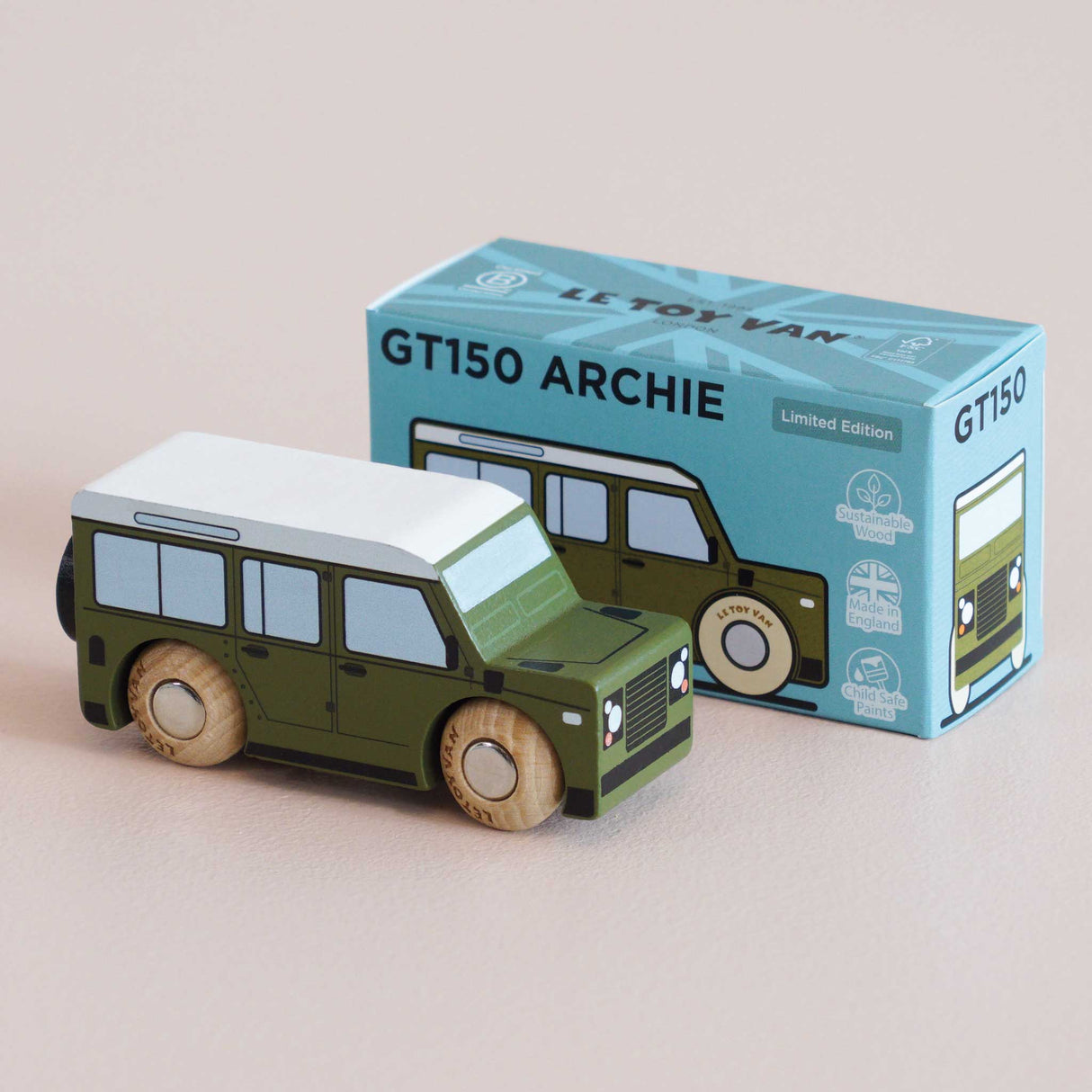 Wooden Matchbox Car, No. 27 GT150 Archie