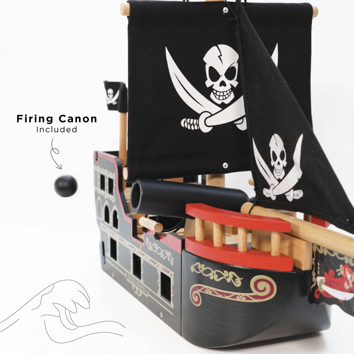 Le Toy Van Barbarossa Pirate Ship