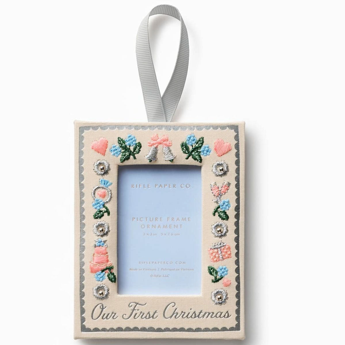 Rifle Paper Co. Embroidered Frame Ornament