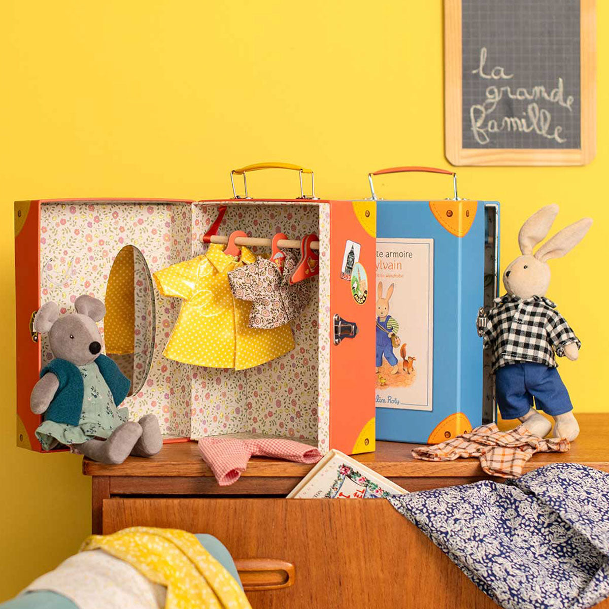Moulin Roty Nini Little Wardrobe Suitcase