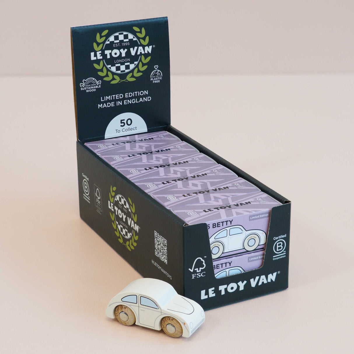 Wooden Matchbox Car, No. 9 GT55 Betty
