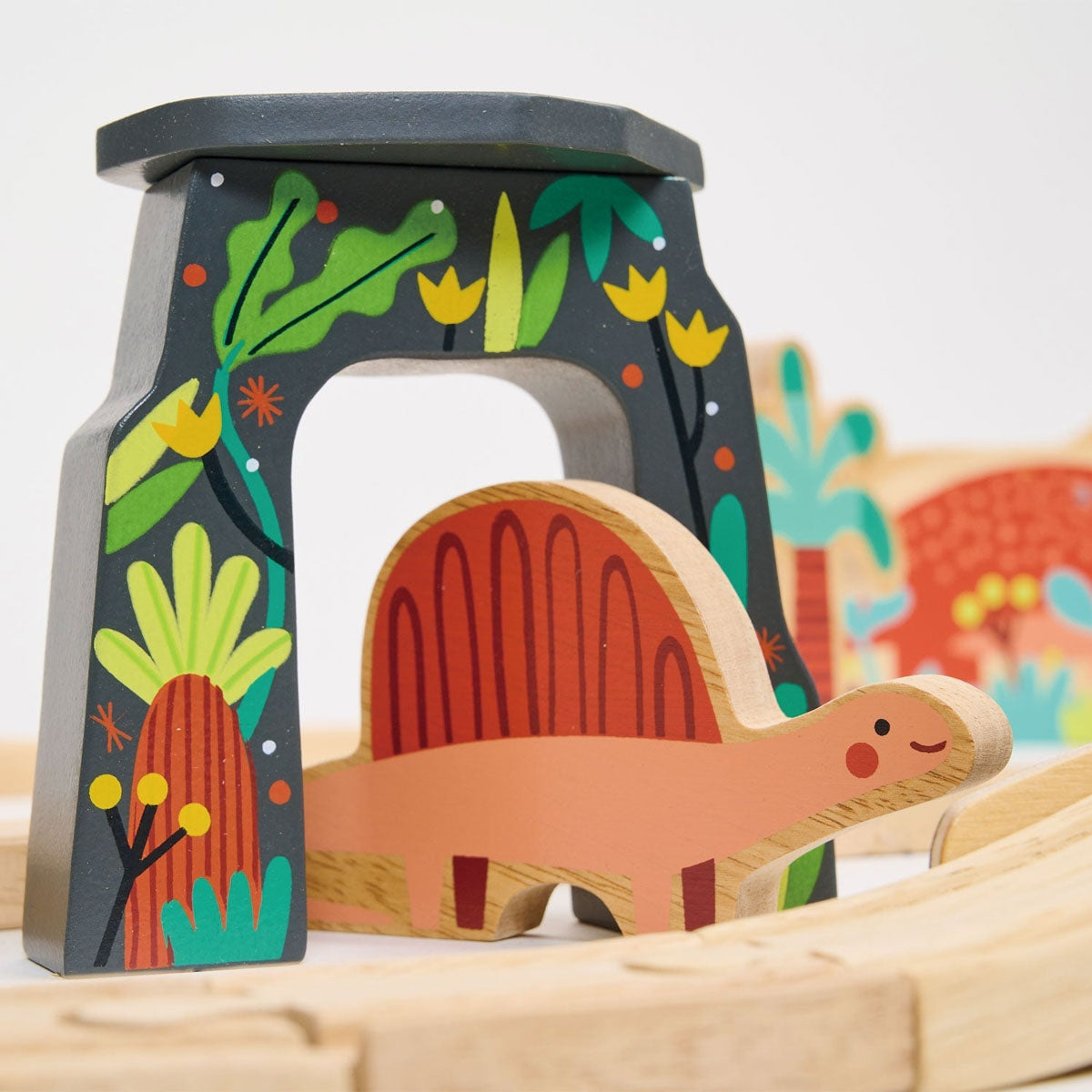 Lost World Dinosaur Railway Set