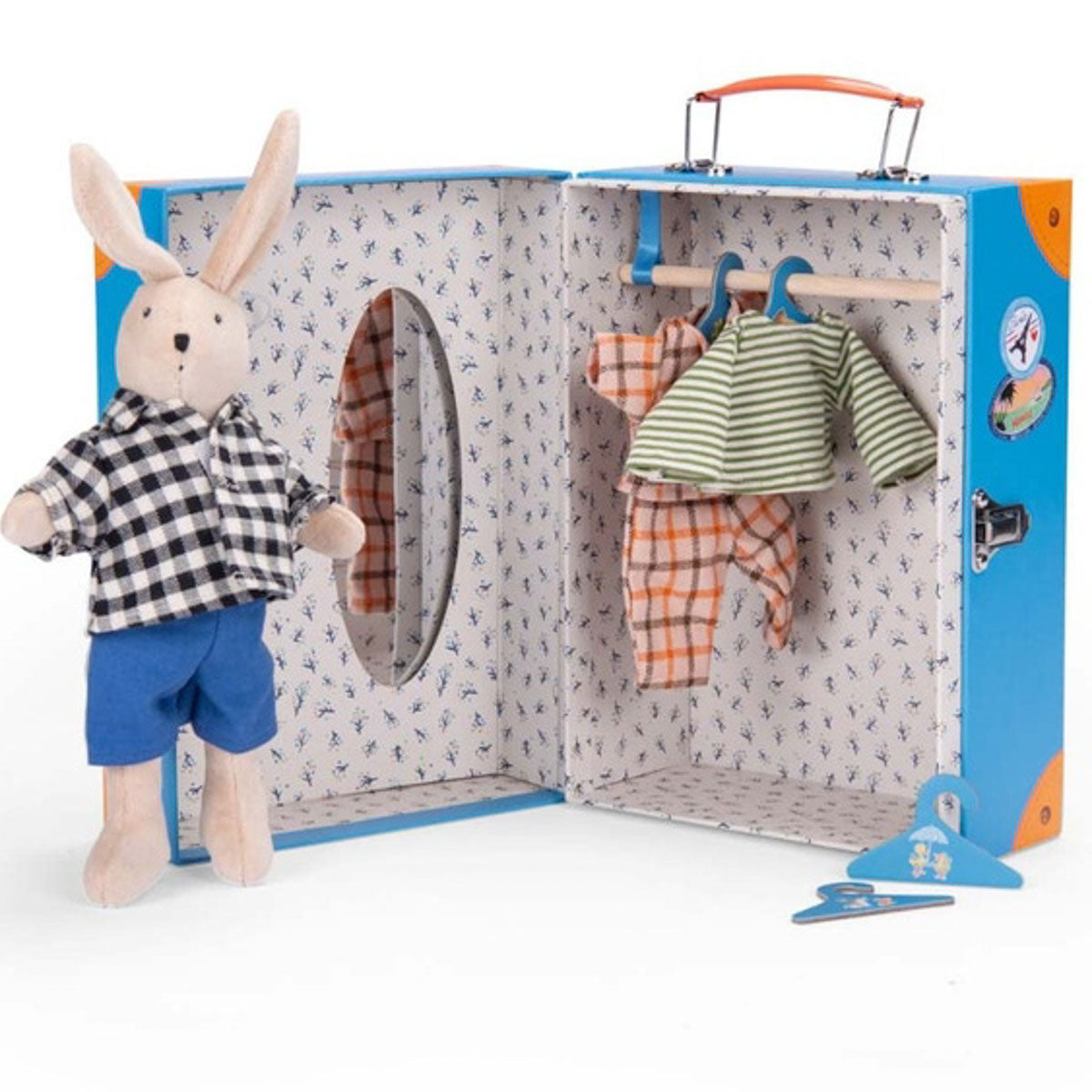 Moulin Roty Sylvain Little Wardrobe Suitcase