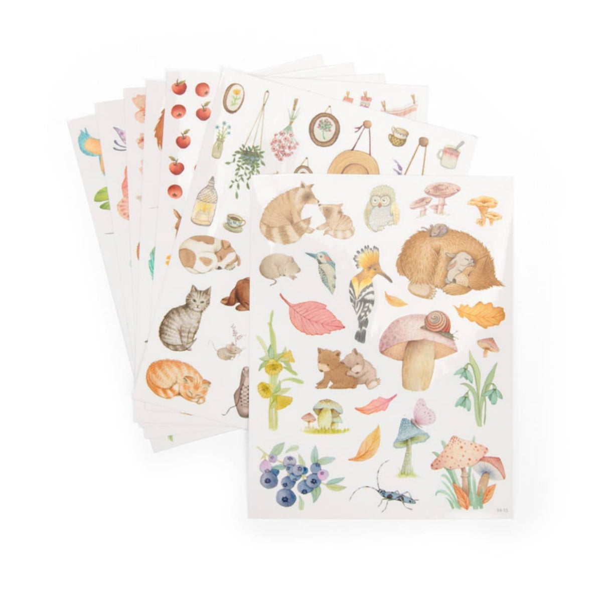 Moulin Roty Les Rosalies Coloring Sticker Book