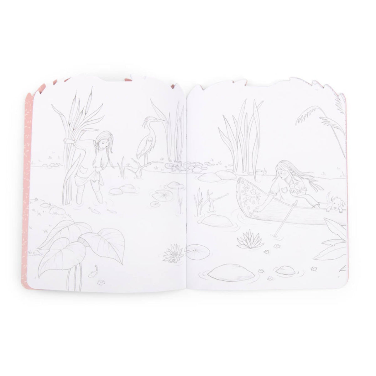 Moulin Roty Les Rosalies Coloring Sticker Book