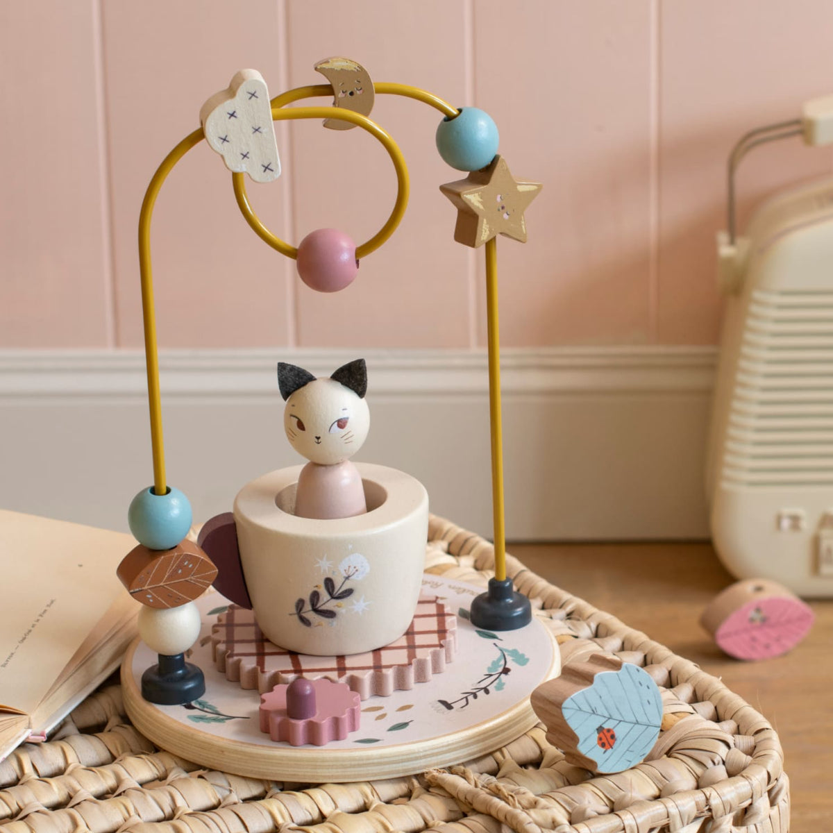 Moulin Roty Après la Pluie Wooden Bead Maze